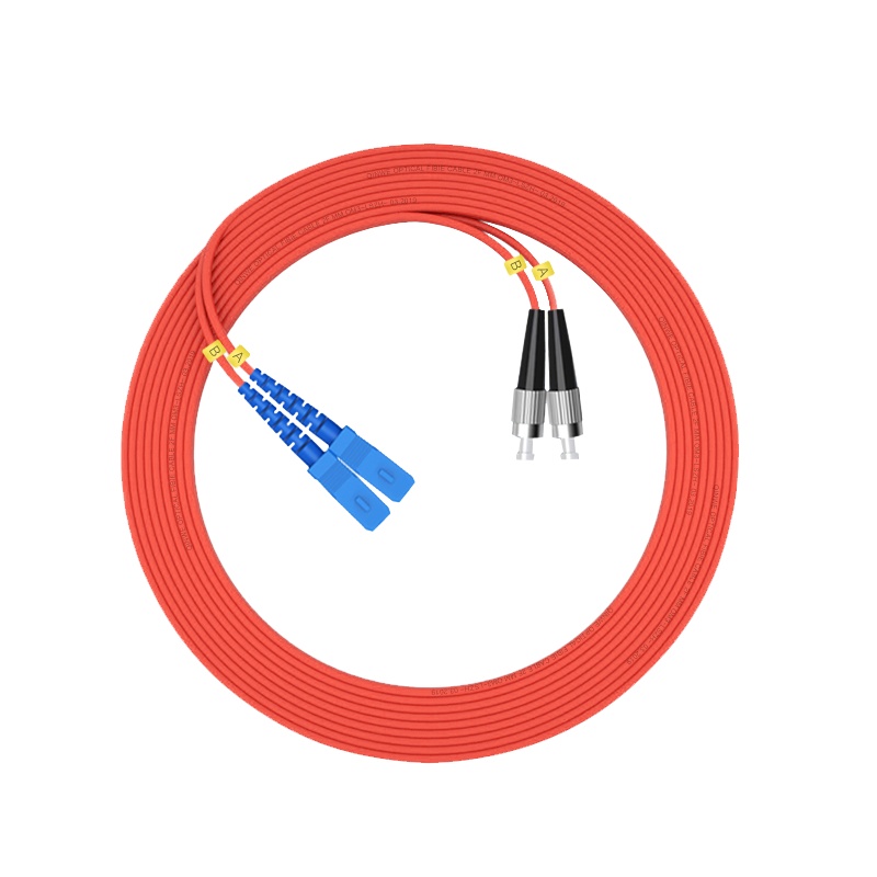 千天(QANTOP)光纤跳线 电信级光纤熔接收发器尾纤 光端机适用SC-FC多模双芯- QT-GXTX172