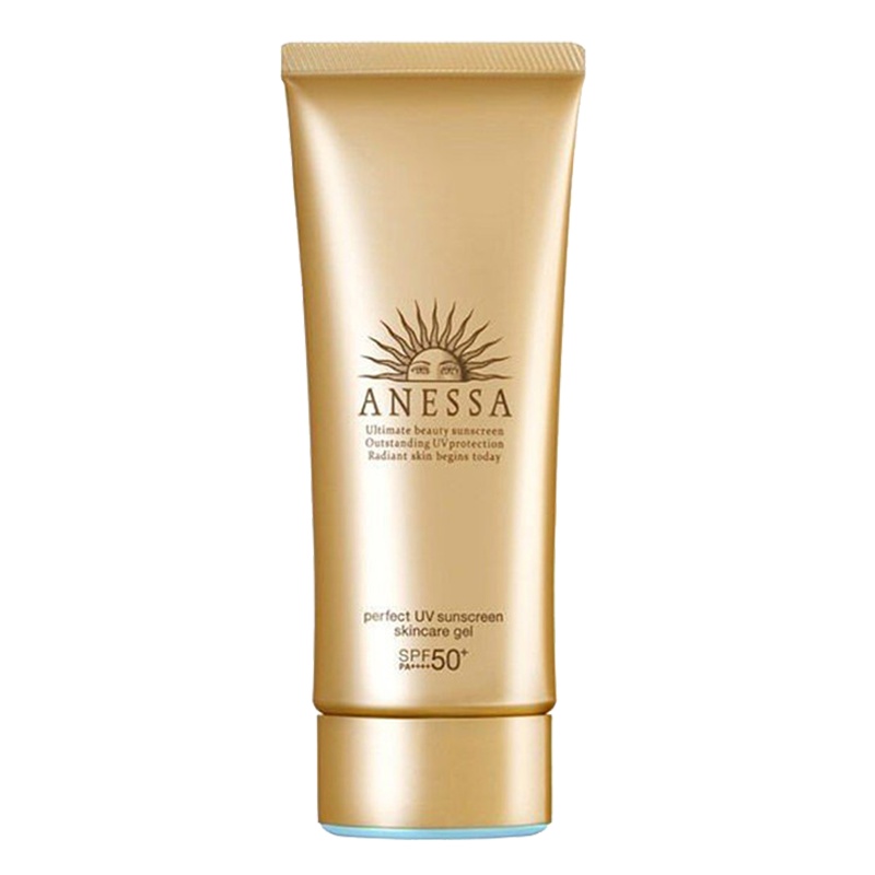 资生堂安热沙ANESSA小金瓶安耐晒防晒霜防水防汗 防晒隔离 脸部专用90ml