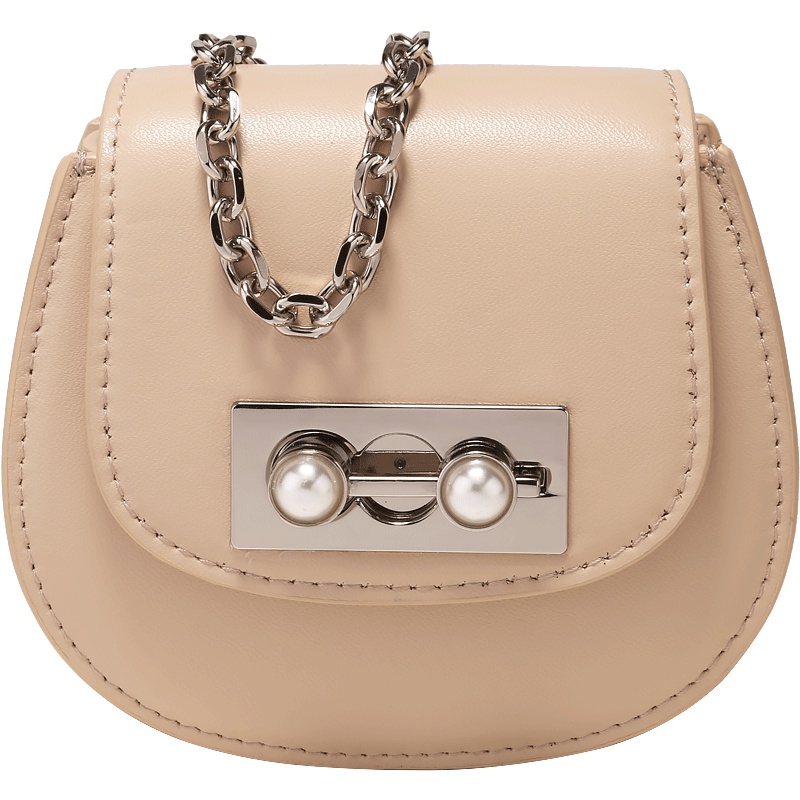 精致mini迷你小包包珍珠链条包马鞍包2019新款CK19AH16138小猪包