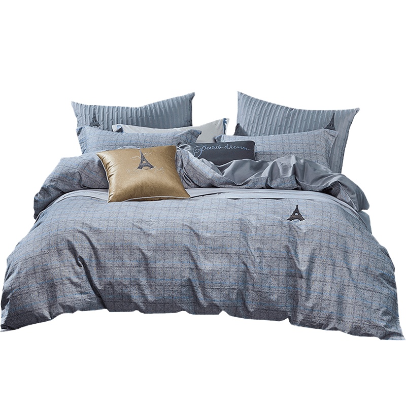 梦洁(MENDALE) 纯棉加厚磨毛四件套全棉加厚秋冬床单被套