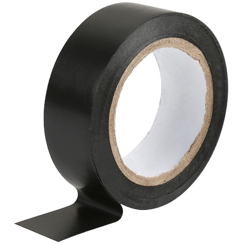 企购优品 赛拓PVC电气绝缘胶带 电工胶布 耐寒耐磨抗老化家装19mm*9m 黑色1卷装 1940