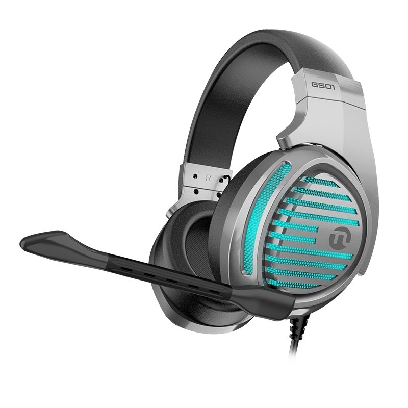 宁美GS01有线头戴式笔记本台式主机电脑游戏cf/lol绝地求生吃鸡听声辩位USB耳机专业电竞7.1耳机