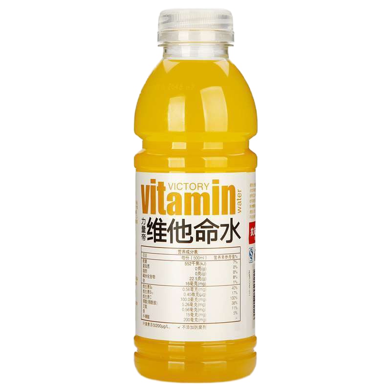 力量帝维他命水果味营养素饮料(热带水果风味)500ml瓶装1*15