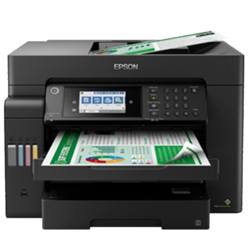 爱普生(EPSON)L15158 A3+彩色数码复合机 墨仓式打印机(打印复印扫描传真 自动双面打印 有线/无线网络打印)