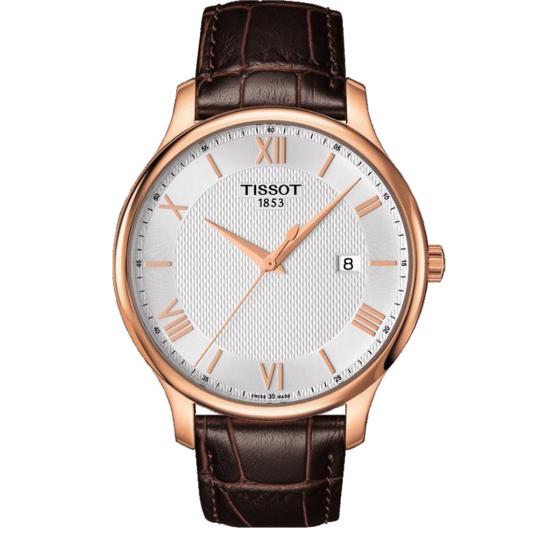 天梭 (TISSOT) 俊雅系列 时尚 商务 休闲 男士女士石英 手表 T063.610.36.038.00