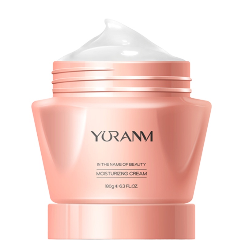 瑜然美 Yuranm蜗牛霜保湿霜180g补水正品 乳液懒人润肤面霜晚霜