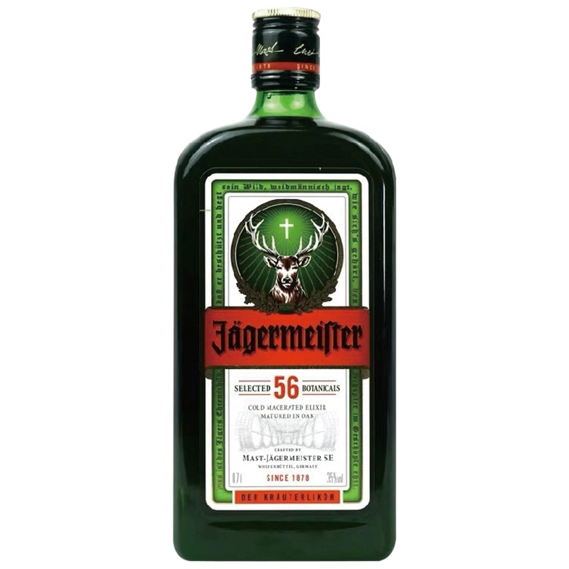 野格(Jagermeister)利口酒700ml 洋酒 德国进口 力娇酒