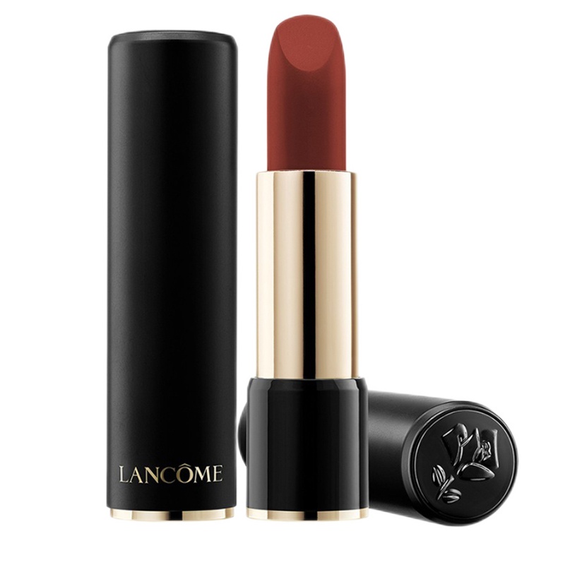 兰蔻(LANCOME) 菁纯丝绒雾面哑光女士口红唇膏196# 胡萝卜色 3.4g