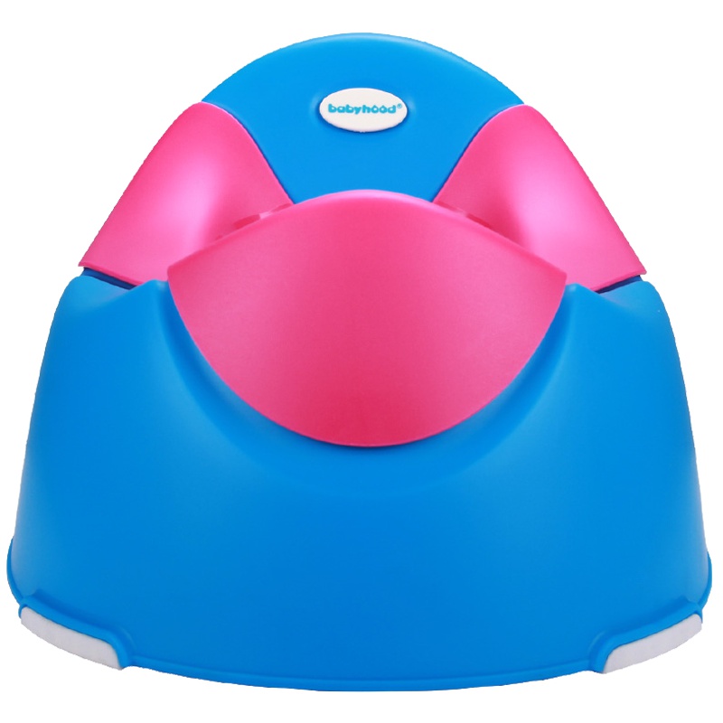世纪宝贝(babyhood)朵拉坐便器 BH-106 蓝色 儿童马桶宝宝坐便器婴儿便盆