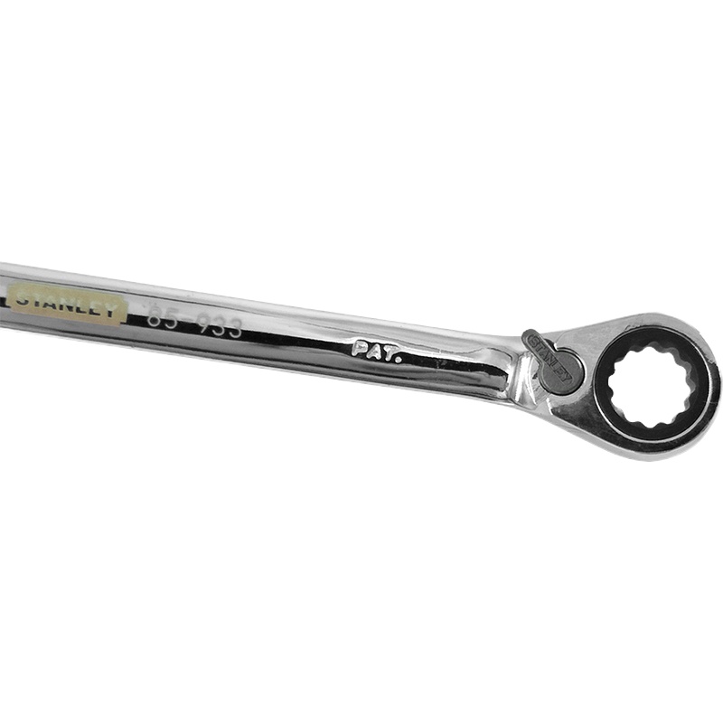 史丹利(STANLEY)12mm 公制精抛光双向棘开两用快扳 85-934-1L-22