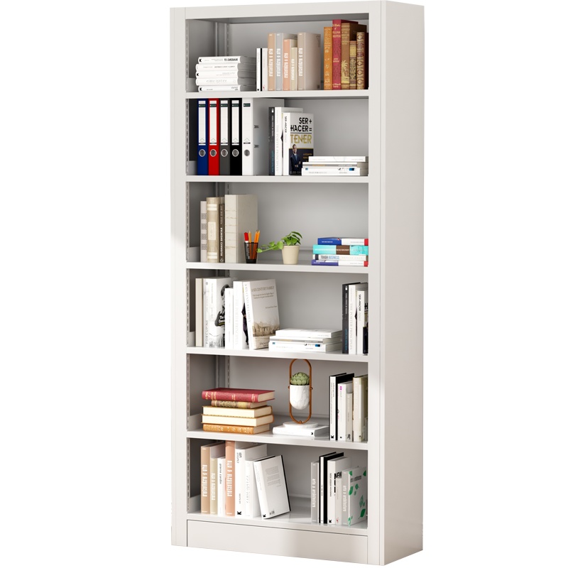 臻远6层钢制书架 单面一列一组白色