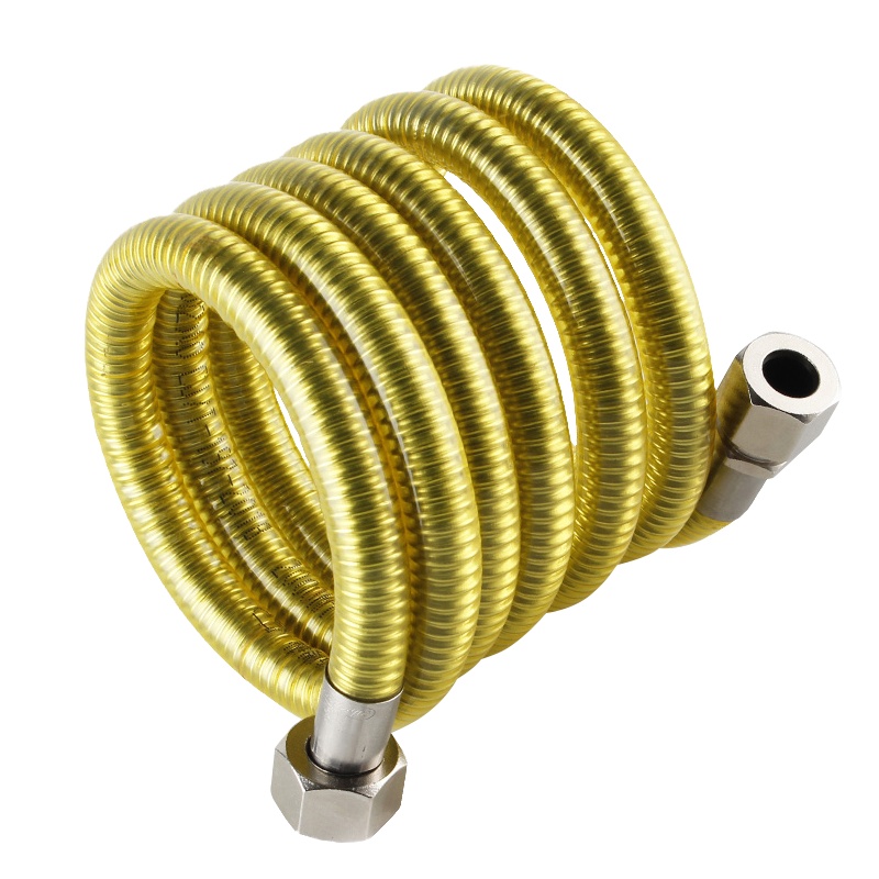 潜水艇天然气管燃气管道专用液化煤气高压防爆不锈钢家用波纹软管