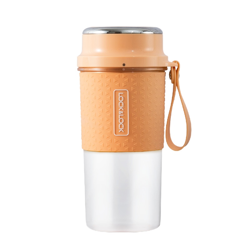 乐扣乐扣(LOCK&LOCK)迷你榨汁机搅拌机 便携式榨汁杯果汁杯 EJJ322PIK 300ml 粉色