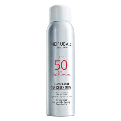 美肤宝轻透薄防晒喷雾SPF50+ PA+++50ml/瓶 无色透明清爽防水防紫外线