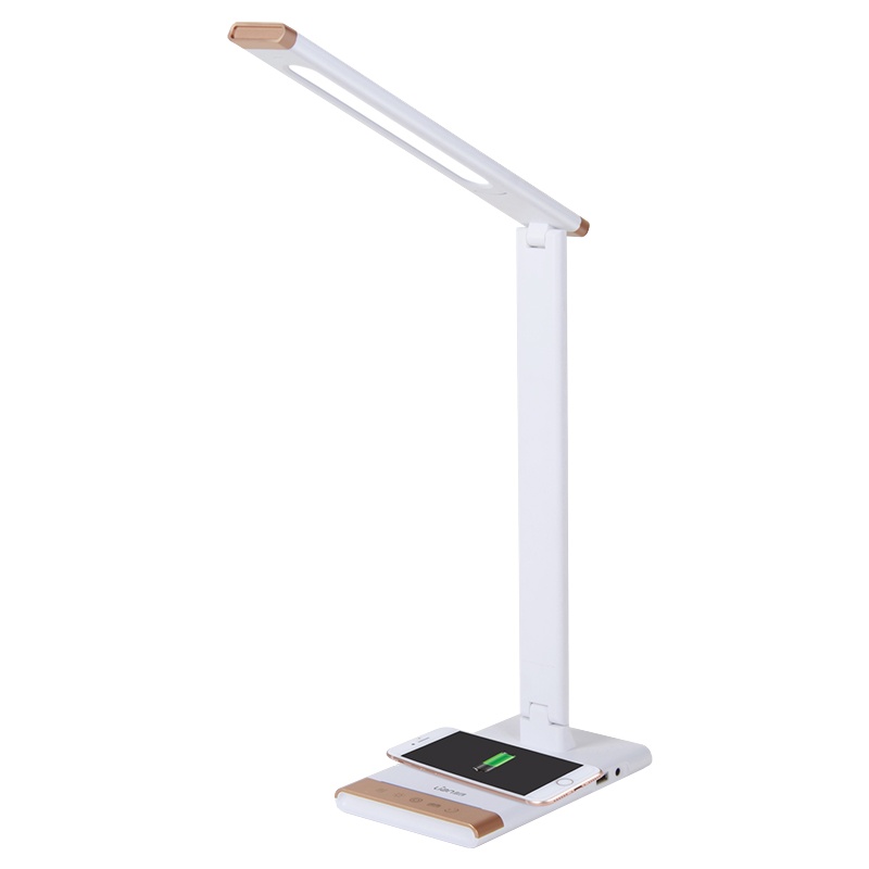 苏宁极物 无线充电台灯 DF-LP005M 阅读书桌宿舍卧室台灯床头插电式可手机无线充电(单位:台)