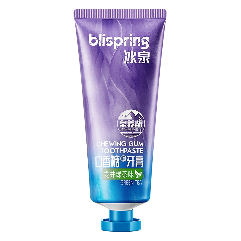 冰泉泉养龈口香糖味牙膏口腔100g 清新口气 多效护理 清新口腔无氟无糖精纳