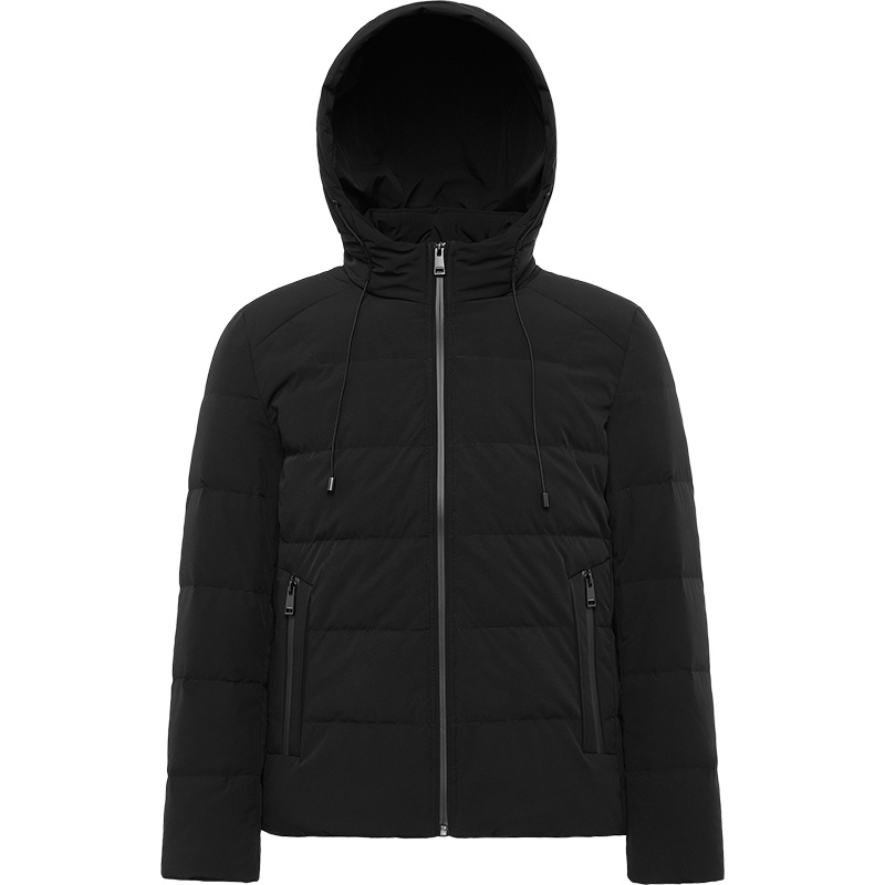 波司登连帽羽绒服男士冬季保暖防寒短款厚外套新