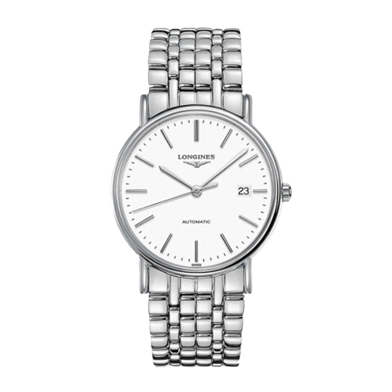 LONGINES 浪琴时尚系列钢带男士全自动机械表L4.921.4.12.6