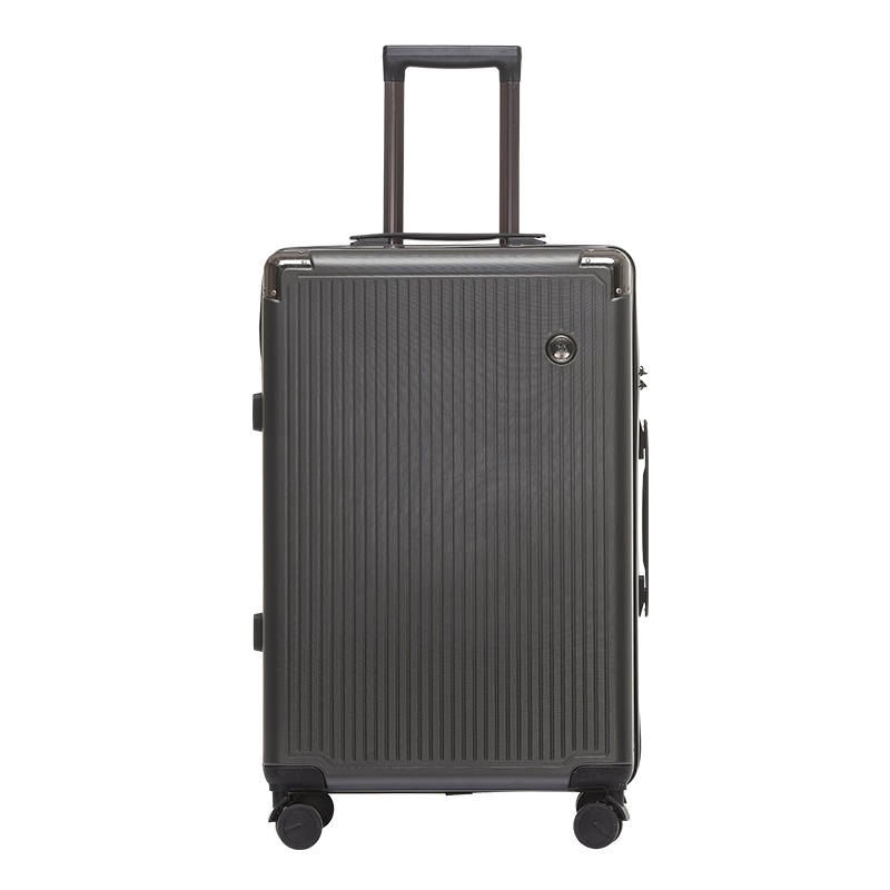 ELLE HOMME轻盈创意横纹旅行箱海关密码锁防撞包角行李箱EH1924 20寸