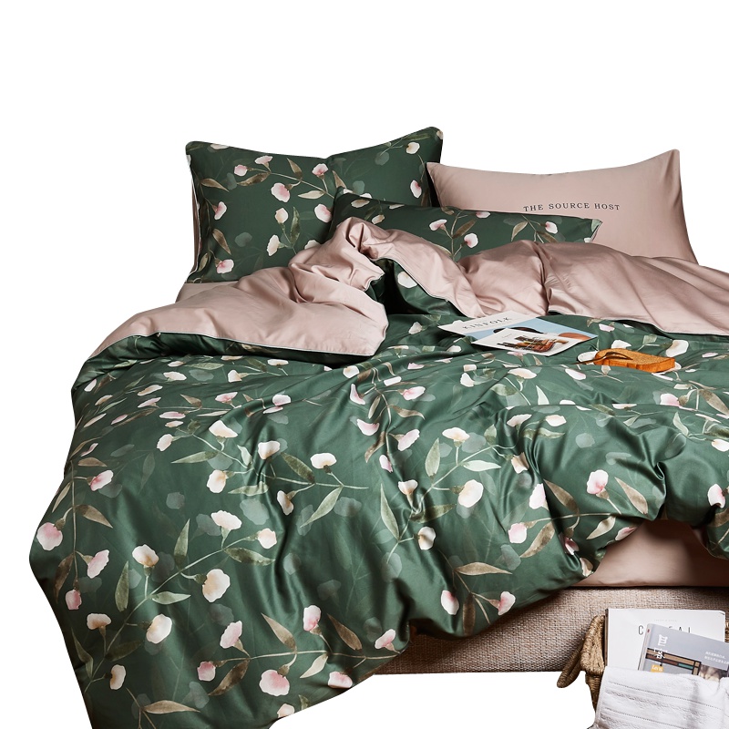 吉岳Giyou60s长绒棉数码印花 床品四件套