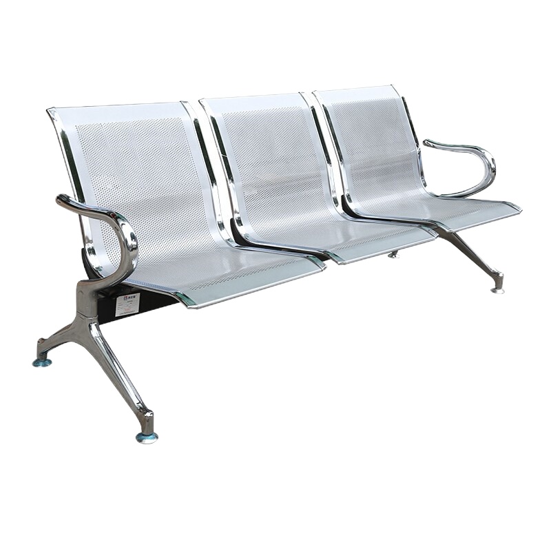 匡大定制 排椅 三人位公共椅 银色