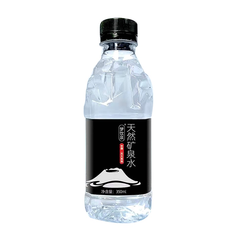 梦饮泉 五大连池天然矿泉水精装350ML*24瓶整箱装(单位:箱)