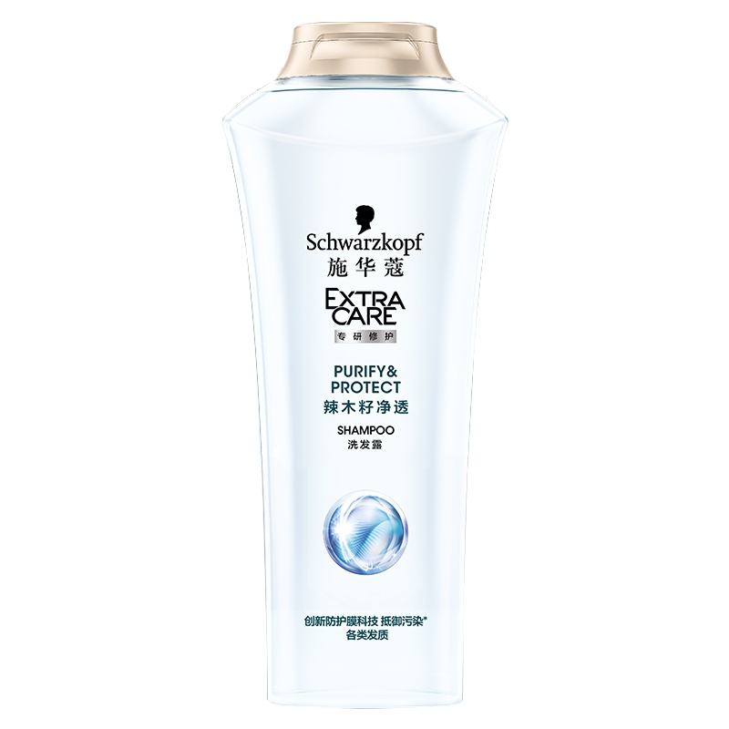 施华蔻辣木籽净透无硅油洗发水露200ml*2