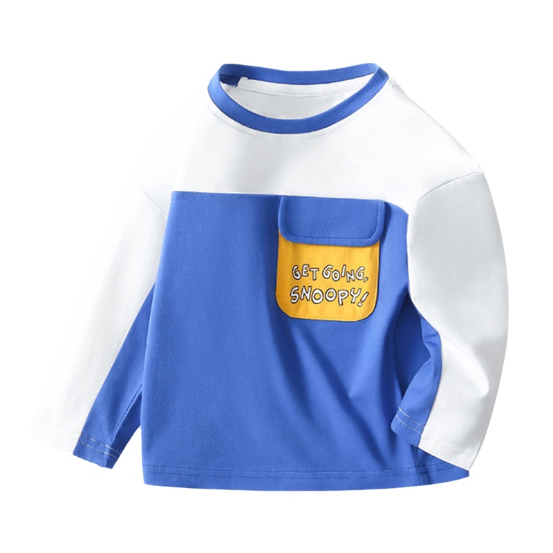 史努比SNOOPY童装儿童T恤男童春秋新款长袖男宝宝打底衫
