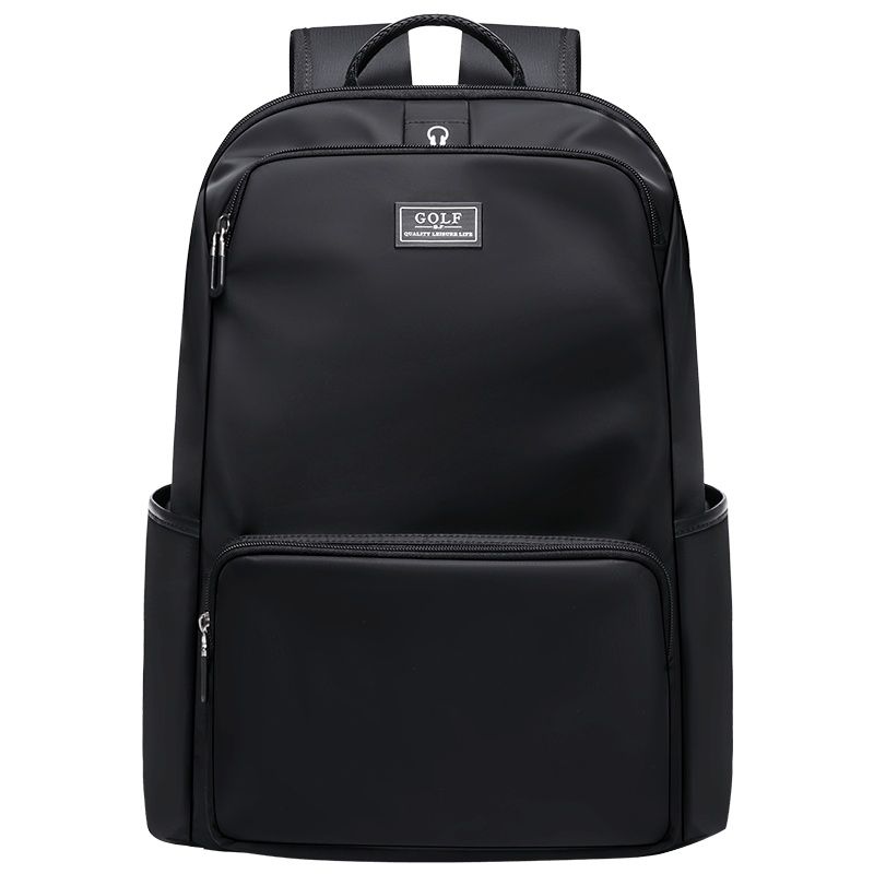 高尔夫(GOLF)双肩包男商务多功能旅游包14英寸电脑包大容量初高中学生书包时尚出差包简约旅行包2020新品