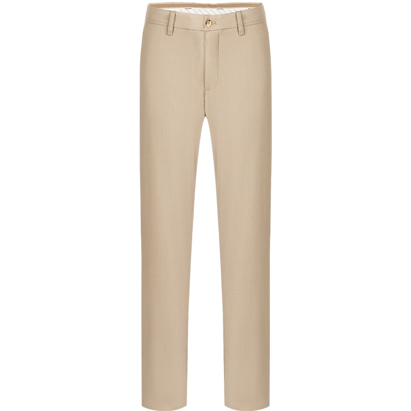 柒牌男装休闲裤21春季时尚弹力简约纯色青年修身长裤男士透气抗皱裤子