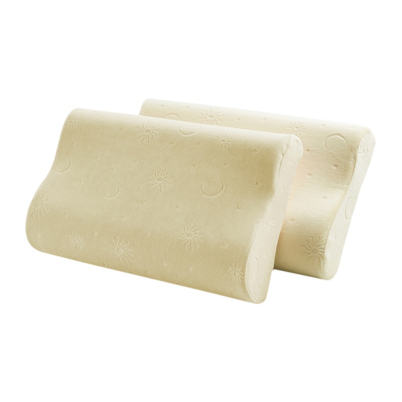 安睡宝悠眠记忆绵倍护对枕慢回弹太空记忆棉枕成人颈椎护颈枕单人(两只装)