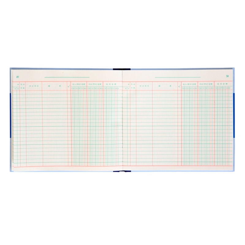 得力(deli) 3450现金日记账(蓝)-100页-24K