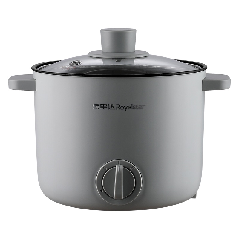 荣事达(Royalstar)电煮锅DZG1538A多功能电热锅支持煮面泡面学生宿舍家用迷你小火锅电热杯1.5升容量