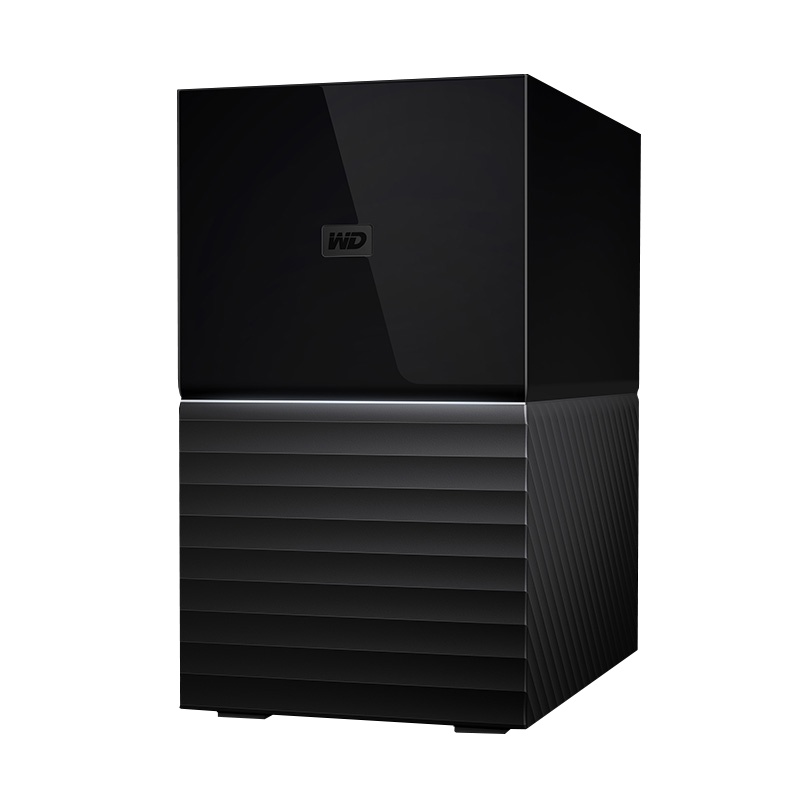 西部数据(WD)My Book DUO3.5寸 移动硬盘36T 硬件加密硬盘 磁盘阵列 WDBFBE0360JBK