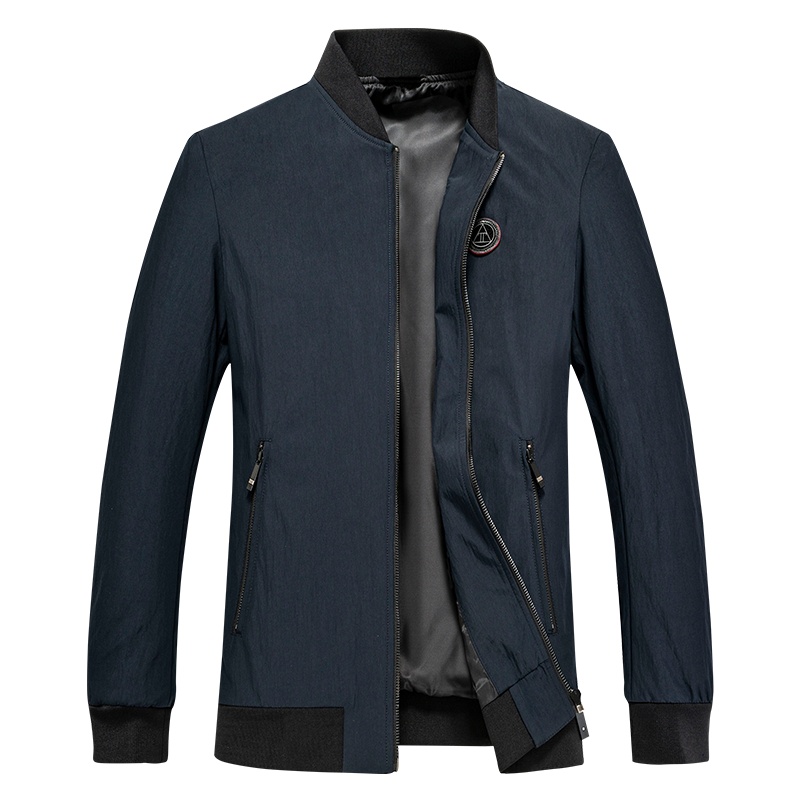 袋鼠(DAISHU)男士秋季新款棒球领休闲夹克 DS18080683