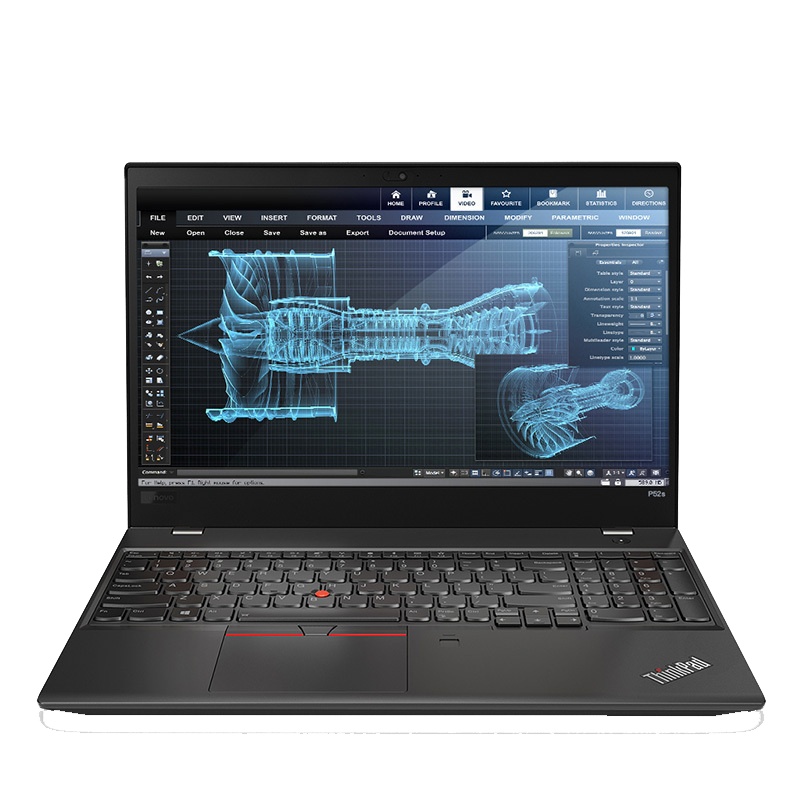 联想(Lenovo)P52S 15.6英寸移动工作站(i7-8550U/32G/1T+128G/P500/W10专业版)