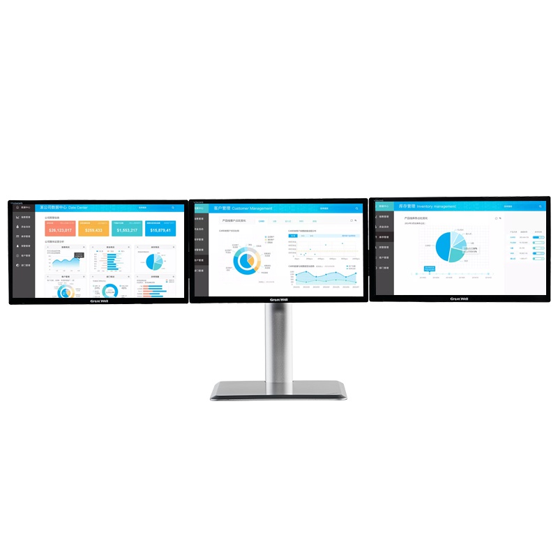 慧想(Thinkwise) 显示器支架液晶电脑三屏万向升降旋转对屏支架臂桌面L301