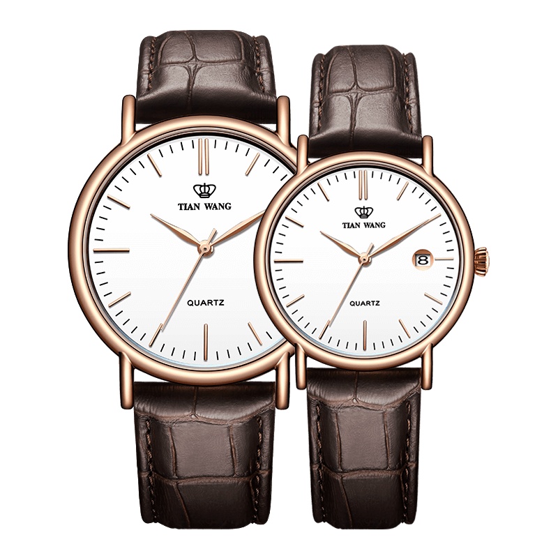 天王表(TIANWANG)手表 情侣表正品时尚潮流石英表情侣对表3874