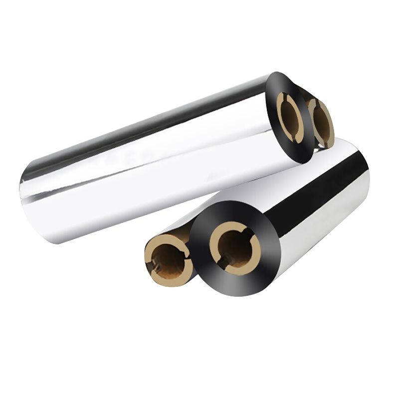 艾洁 蜡基双轴碳带110mm*90m 双支装 精品蜡基碳带 条码打印机 专用色带 标签带