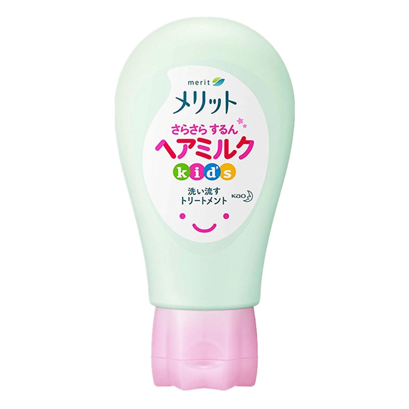 KAO花王merit弱酸性无硅儿童宝宝植物精华护发素[新旧包装]柔顺不打结温和不刺激呵护儿童头发360ml