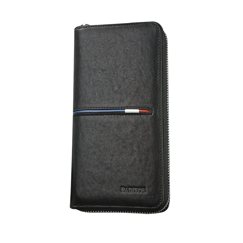 【顺丰配送】Padieoe真皮大容量手包男士2017新款时尚手拿抓包男钱包长款休闲潮