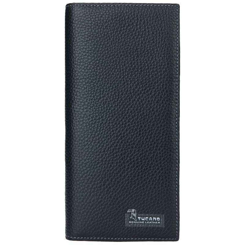 啄木鸟 （TUCANO）男士钱包简约多卡位商务短款竖款长款手拿包牛皮票夹 WAA1321A-88B0 黑色