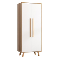 汉诺鑫威北欧简约现代经济型简易衣柜组装儿童实木板式出租房小户型大衣橱衣柜[工厂现做 7天内发货]