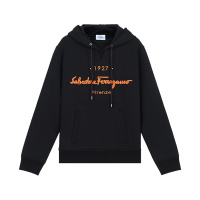 Salvatore Ferragamo 菲拉格慕 男士 棉质加绒款连帽卫衣运动衫120664