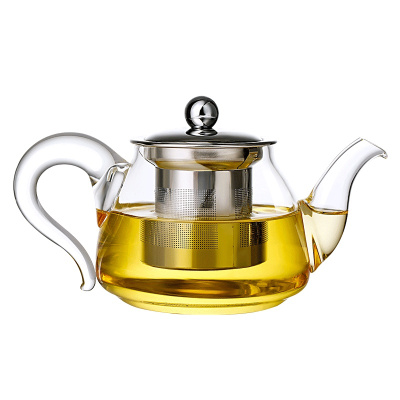 常生源 茶壶玻璃茶壶耐热玻璃防爆茶壶高硼硅凉水壶500ML 如意壶