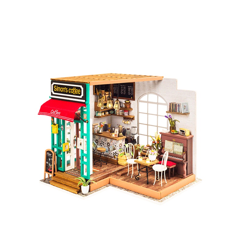 若来 DIY小屋西蒙的时光咖啡店 DG109