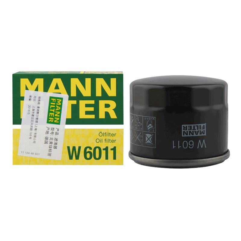 曼牌(MANN)机滤W6011适配09-15款奔驰SMART Fortwo 1.0T(451)