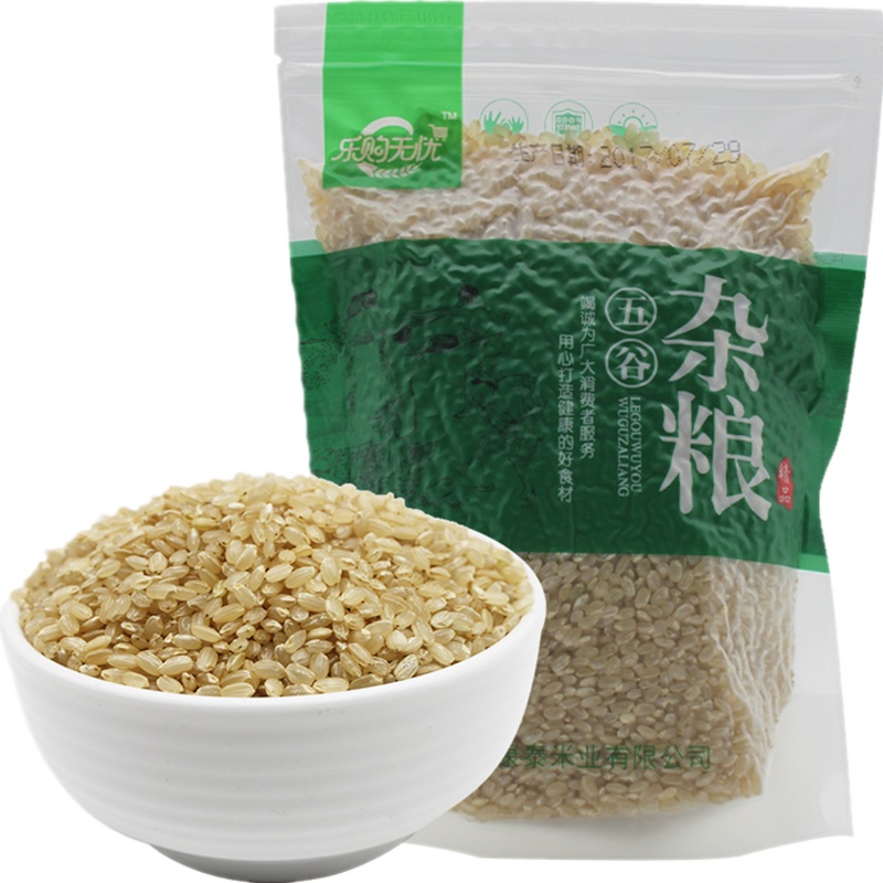 乐购无忧糙米东北农家自产糙米500g新米粳米糙米杂粮胚芽米糙米饭