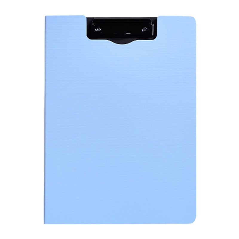 得力5016竖式折页板夹(灰)