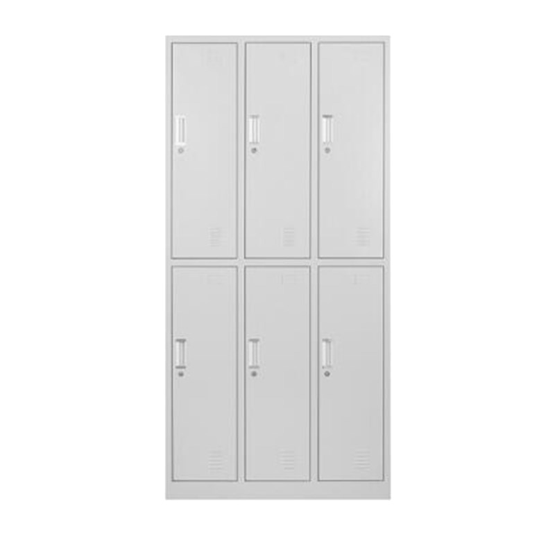 环杰更衣柜员工柜储物柜带锁六门更衣柜